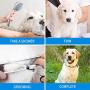 Fu Feng Professional Pet Dog Grooming Scissors Kit with Safety Round Tip Suitable for Cats and Dogs-Straight & Thinning & Curved Scissors & Combs