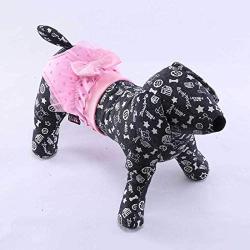 Chyoo #S-XL Strip/Wave Point Design Tighten Strap Sanitary Briefs Super-Absorbent Comfortable Doggy Kitten Diaper Dog Panties
