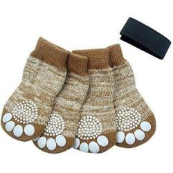PUPTECK Anti-Slip Dog Socks Pet Paw Protection for Indoor Wear