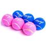 Dog Toy Ball bite-Proof Food Ball Tennis Small Large Dog Interactive pet Toy Ball - Pink - Large