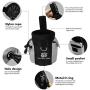 ISMARTEN Dog Treat Pouch Pet Hands Free Training Waist Bag Drawstring Carries Pet Toys Food Poop Bag Pouch