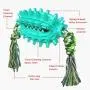 Barley Ears Dog Toothbrush, Cactus Shaped Dog Chew Toys with Natural Cotton Rope, Durable Rubber Puppy Teeth Cleaning Chew Toys for Small Medium and Large Dogs Barley Ears Dog Toothbrush, Cactus Shaped Dog Chew Toys with Natural Cotton Rope, Durable Rubber Puppy Teeth Cleaning Chew Toys for Small Medium and Large Dogs