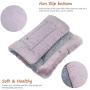 Dog Bed Large Crate Bed Mat 47'' Pet Beds Washable Anti-Slip Bottom Cat Beds Mattress Kennel Pad