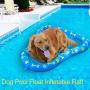 Aiseve Premium Dog Float, Durable Summer Swimming Dog Pool Paw Inflatable Raft