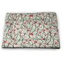 DayDayFun Love Pet Mat Customization Vintage Love Lettering with Abstract Backdrop Celebration Sacred Emotions Washable Puppy Pad Beige Vermilion Black