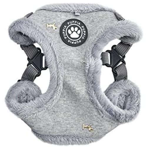 Puppia Gia Harness C, Large, Melange Grey