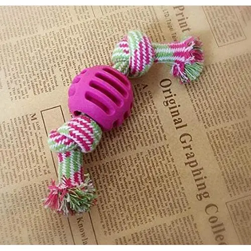 Pet Toys Great 3 PCS Pet Dog Toys Chew Teeth Clean Outdoor Traning Fun Playing Rope Ball(Blue) (Color : Rose Red) Pet Toys Great 3 PCS Pet Dog Toys Chew Teeth Clean Outdoor Traning Fun Playing Rope Ball(Blue) (Color : Rose Red)
