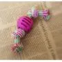 Pet Toys Great 3 PCS Pet Dog Toys Chew Teeth Clean Outdoor Traning Fun Playing Rope Ball(Blue) (Color : Rose Red) Pet Toys Great 3 PCS Pet Dog Toys Chew Teeth Clean Outdoor Traning Fun Playing Rope Ball(Blue) (Color : Rose Red)