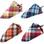 12 Pieces Dog Bandanas - Triangle Dog Scarf, Washable Reversible Printing, Bibs Dog Kerchief Set, Suitable for Small or Medium-Sized Cat and Dog Pets