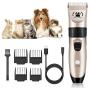 ICHECKEY Dog Clippers Professional Dog Shaver Clippers Dog Grooming Kit Cordless Trimmers Clippers Quiet Pet Clippers Low Noise Rechargeable Electric Pet Clipper for Dogs Cats Petsa and Other Animal