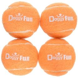 SereneLife Replacement Dog Fetch Toy Balls - 5 Pet Toy Balls in Each Pack SLDGFN5 Automatic Dog Ball Launcher Fetching Machine PRTSLDGFBLN6