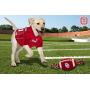 Pets First NCAA Oklahoma Sooners Football Dog Toy, Tough Quality Nylon Materials, Strong Pull Ropes, Inner Squeaker, Collegiate Team Color