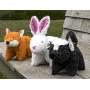 HuggleHounds Plush, Durable Knot-Less Squooshie, Dog Toy