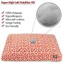 Orange Aruba Small Rectangle Indoor Outdoor Pet Dog Bed With Removable Washable Cover By Majestic Pet Products
