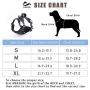 Funfox Dog Harness No Pull Pet Harness, Adjustable Dog Vest for Easy Walking, Breathable Oxford Material, Reflective Strips with Metal Front Clip for Control Small Medium Large Breed Dogs