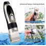 Dog Clippers Low Noise Rechargeable Pet Clippers Electric with Comb Guides Scissors Nail Kits for Dogs Cats & Other