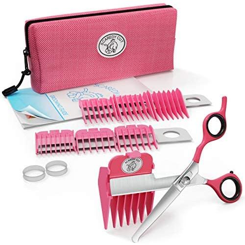 Scaredy Cut Silent Pet Grooming Kit for Dog, Cat and All Pet Grooming - A Quiet Alternative to Electric Clippers for Sensitive Pets