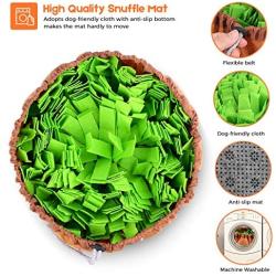 SURASA Pet Snuffle Mat for Dogs Small Medium Large - Durable Dog Snuffle Mat Washable Indoor Outdoor