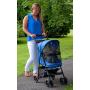 Pet Gear No-Zip Happy Trails Pet Stroller for Cats/Dogs, Zipperless Entry, Easy Fold with Removable Liner, Storage Basket + Cup Holder
