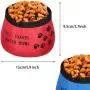 2 Pieces Collapsible Dog Bowls Cat Bowls Cloth Folding Travel Pet Bowl Container for Dog Food and Water, Portable Pet Hiking Accessories for Medium and Large Dogs Cats 2 Pieces Collapsible Dog Bowls Cat Bowls Cloth Folding Travel Pet Bowl Container for Dog Food and Water, Portable Pet Hiking Accessories for Medium and Large Dogs Cats