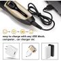 Rainlin Pet Hair Cutting Kit, Low Noise Rechargeable Grooming Hairdressers Tool, Pet Hair Trimmer with Replaceable Ceramic Head