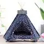 OTFTCWYP Pet Teepee Tent Dog Cat Toy House Portable Washable Pet Bed Star Pattern Not Contain Mat OTFTCWYP Pet Teepee Tent Dog Cat Toy House Portable Washable Pet Bed Star Pattern Not Contain Mat