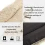 WINDRACING Faux Fur Dog Bed Crate Mat Soft Plush Calming Pet Mattress for Large Medium Dog Warming Cozy Anti Anxiety Non-Slip Machine Washable Dog Cushion for Kennel Pad