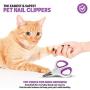 Poodle Pet Cat Nail Trimmer Clipper Scissors for Cats, Kittens, Dogs, Puppies, Rabbits & Small Animals – Slip-Proof, Stainless Steel, – Professional Grooming Supplies