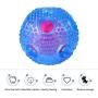 RENZCHU Interactive Dog Toy, IQ Treat Ball Food Dispensing Toys for Small Medium Large Dogs Durable Chew Ball, Nontoxic Rubber and Bouncy Dog Ball, Cleans Teeth-Blue