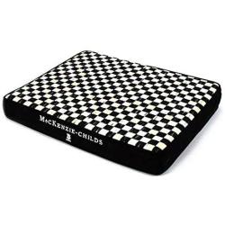MacKenzie-Childs Courtly Check Pet Bed - Black - Small