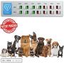 Glide Signs Dog Food Organizer – Pet Feeding Reminder - Am Pm Daily Indicator Sign - Fed or Feed The Puppy Supplies - Fridge Magnets and Double Sided Tape - Care for Your Pets