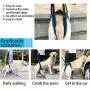 Doglemi Dog Lift Harness Portable Lifting Sling Support Strap Help Dogs with Weak Rear Legs Back for Small Large Dogs Surgery Recovery Walking Pain Relief S