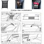 DYKESON Dog Car Net Barrier Pet Barrier with Auto Safety Mesh Organizer Baby Stretchable Storage Bag Universal for Cars, SUVs -Easy Install,Safer to Drive with Children and Pets