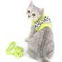 SMALLLEE_Lucky_Store CWYP00127 Ultra Suede Small Dog Cat Harness Leash Dots Bow