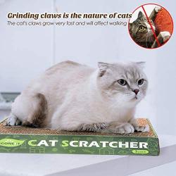 N/N 3 in 1 Cat Scratcher Cardboard, Cat Scratching Pad Toy with Catnip, Cat Scratcher Pad Lounge Sofa Bed, Suitable for Cats to Rest, Grind Claws and Play.