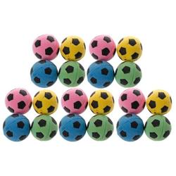 yiianger 20PCS Non-Noise Cat EVA Ball Soft Foam Soccer Play Balls for Cat Scratching Toy