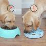 homxhandy Slow Feeder Dog Bowl, Non-Slip Silicone Puzzle Bowl, Anti-Gulping Pet Slow Feeder Dishes, Interactive Bloat Stop Dog Bowls, Anti Choking Dog Slow Feeder Bowl