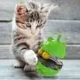 ocijf179 Pet Toy Kitten Turntable Tumbler Leaking Ball Food Feeder Funny Cat Stick Pet Supplies - Green ocijf179 Pet Toy Kitten Turntable Tumbler Leaking Ball Food Feeder Funny Cat Stick Pet Supplies - Green
