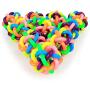 Funishi Colorful Woven Ball Intellectual Pet Toy Chew Balls with Bells Pets Accessories
