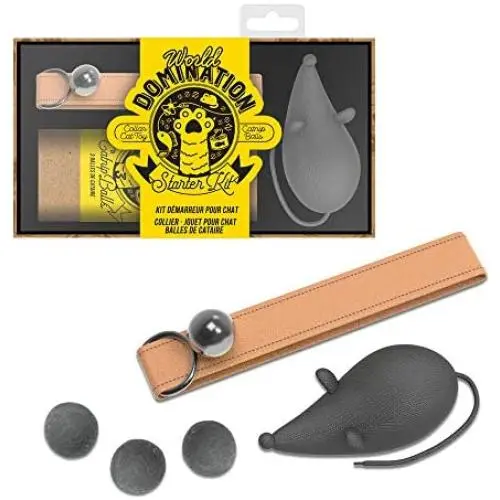 Avalanche - Cat Collar & Toy Kit with No Mess Catnip Balls | Classic Bell Collar, Durable Toy Mouse & 3 Mess Free Catnip Balls for Stimulated Play & Fun | Great Gift for Kittens and Adult Cats Avalanche - Cat Collar & Toy Kit with No Mess Catnip Balls | Classic Bell Collar, Durable Toy Mouse & 3 Mess Free Catnip Balls for Stimulated Play & Fun | Great Gift for Kittens and Adult Cats