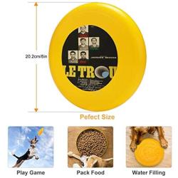 Pet Frisbee Flying Disc Dog Toy - Multifunction Le Trou