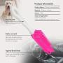 XUDIR Multipurpose Rubber Pet Hair Removal Brush, Dog & Cat Hair Remover Brush for Furniture, Car Interior and Carpet，with Free Storage Bag(Pink)