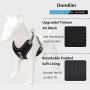 DomKim No-Pull Dog Harness and Leash Set, Heavy Duty Front Clip Dog Harnesses with Leashes for Medium Large Dogs Daily Use Outdoor Reflective Adjustable Dog Vest Collar for Training Walking Hiking
