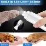 lzndeal Dog Nail Grinder with LED Light - Ultra Quiet Dog Nail Trimmer with 2 Speed Modes, Comes with a Pet Nail Clipper, Dog Nail Grinder for Small, Large Dogs and Cats. lzndeal Dog Nail Grinder with LED Light - Ultra Quiet Dog Nail Trimmer with 2 Speed Modes, Comes with a Pet Nail Clipper, Dog Nail Grinder for Small, Large Dogs and Cats.