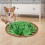 Ivalue Snuffle Mat Dogs Feeding Mat Nosework Smell Training Mat Pets Snuffle Bowl Treat Dispenser Puzzle Toy for Slow Eating Stress Release Adjustable Size Washable and Portable