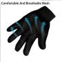 HOLD ON WAY Pet Grooming Gloves - Cat Dog Hair Brush Gloves - Pet Bath Brush Gloves - Pet Massage Gloves - Closer and Safer to Your Pet - Comfortable and Breathable - 1 Pair - 9.45in