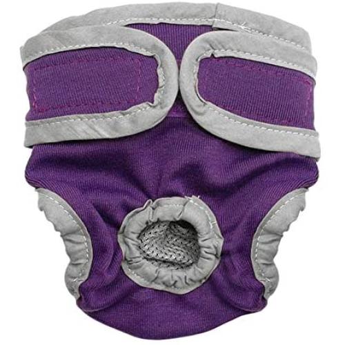 B0838XQ2SK Redcolourful Female Breathable Physiological Pants for Small Meidium Pets Dogs Purple M