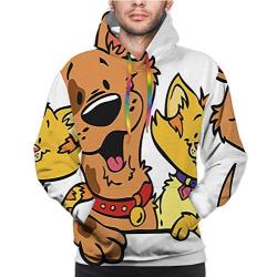 Dxichy Chasing The Wild Boar - - Boar,Unisex 3D Print Pullover Hooded Hoodies with Big Pocket Forest S