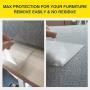 Kohree 8PCS Upgrade Anti Cat Scratch Tapes,XL Large (17'' x 12'') Cat Scratch Furniture Protector,Cat Couch Protector,Sticky Paws Tape for Cats,Clear Non-Toxic No Residue Cat Tape for Furniture