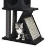 Kilodor 41.3'' Cat Tree Condos with Lage Scratching Pad Kitten Playhouse, Activity Towers Pet Furniture for Small Cat Kilodor 41.3'' Cat Tree Condos with Lage Scratching Pad Kitten Playhouse, Activity Towers Pet Furniture for Small Cat